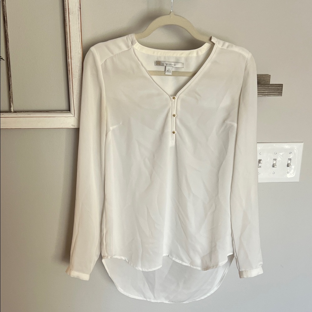 LC Lauren Conrad White Blouse